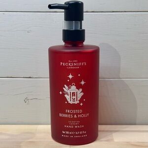 Pecksniff’s Frosted Berries & Holly Luxury Hand Wash Soap 16.9 oz Holiday Gift